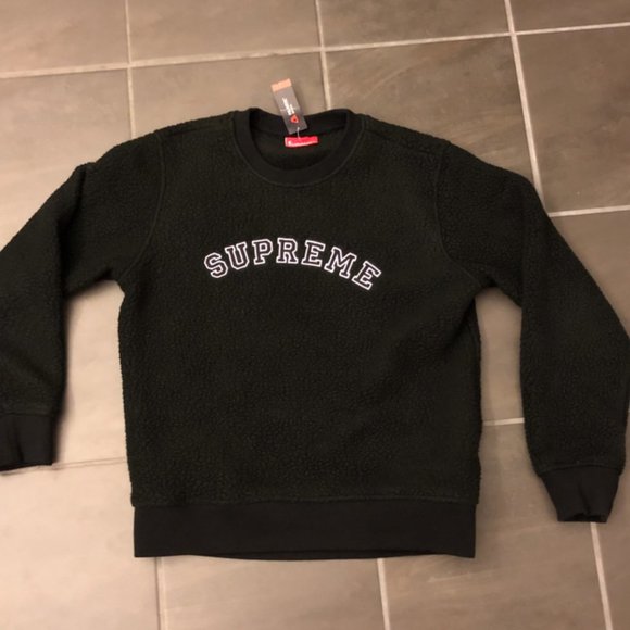 トップス Supreme Polartec Deep Pile Crewneck Supreme Polartec Deep Pile Crewneck (FW17) - $148
